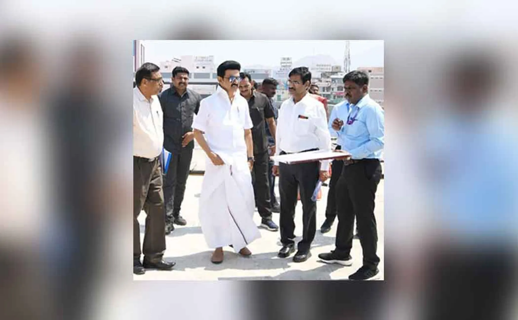 CM MK Stalin in salem to inspect 