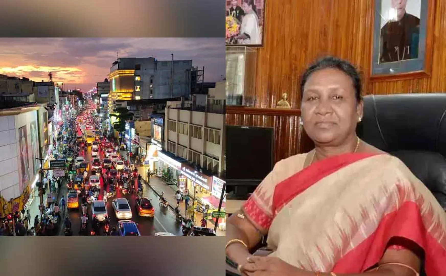Visit of the President; Traffic change in Coimbatore