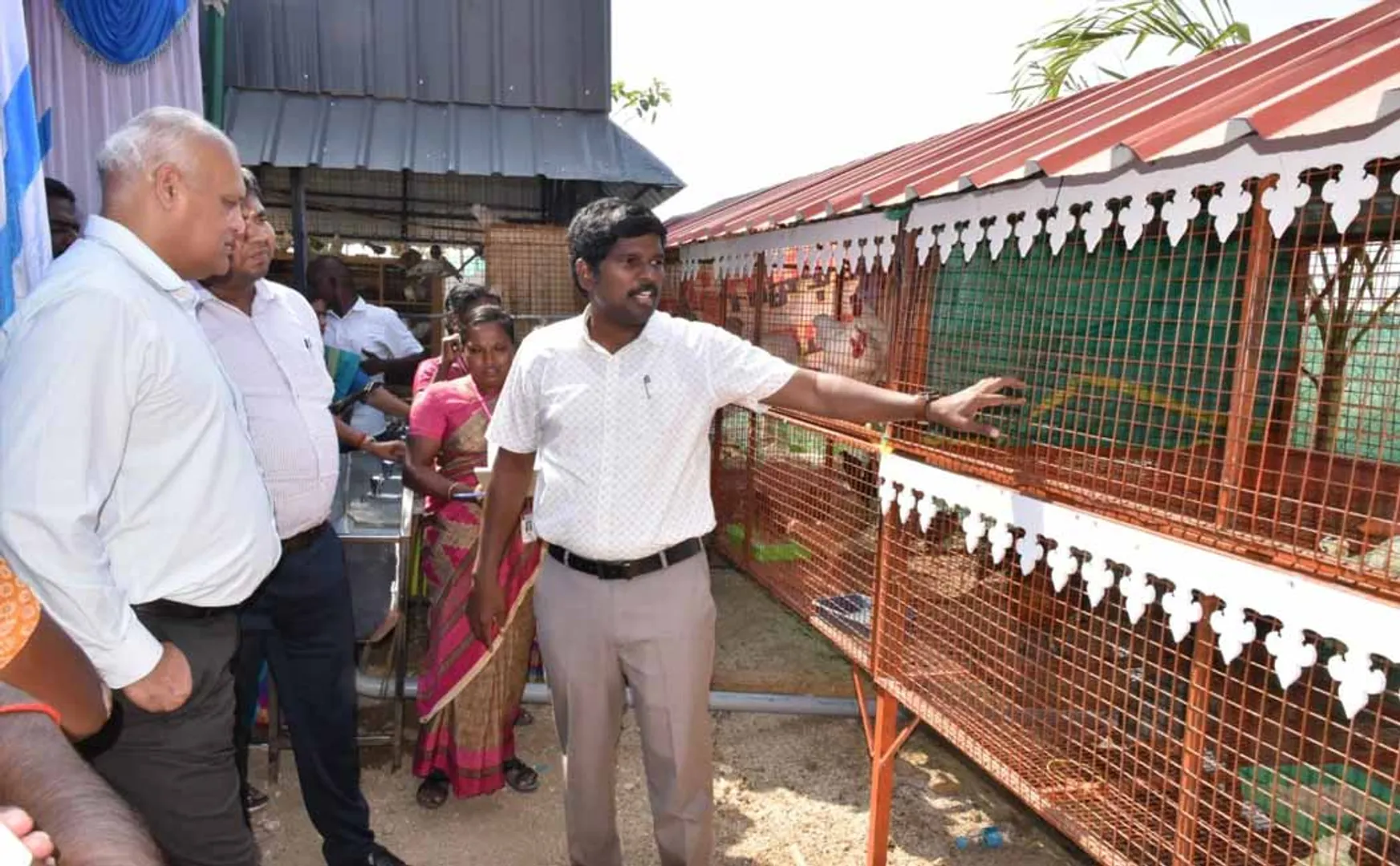 Central Rural Development Department team visited integrated farm