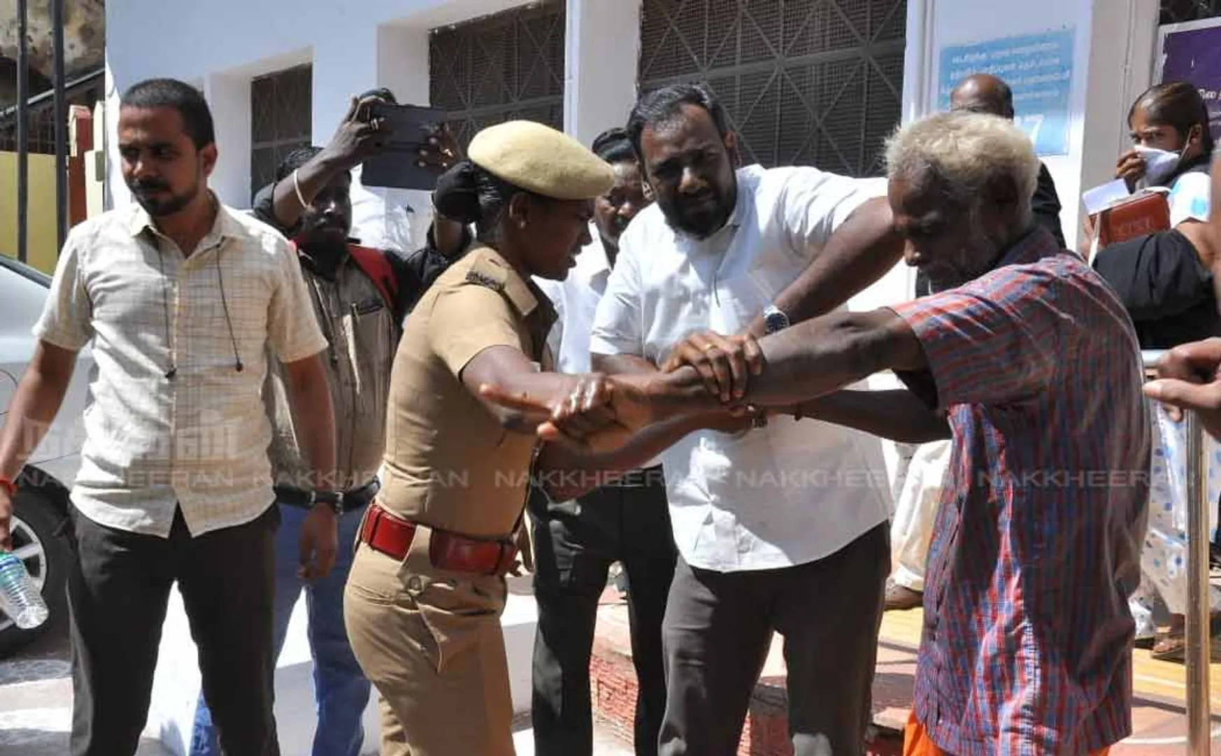 chennai collector office old man incident 