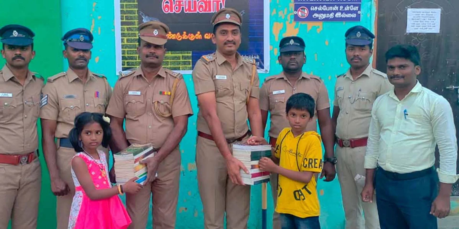 Children who donate books to prisons