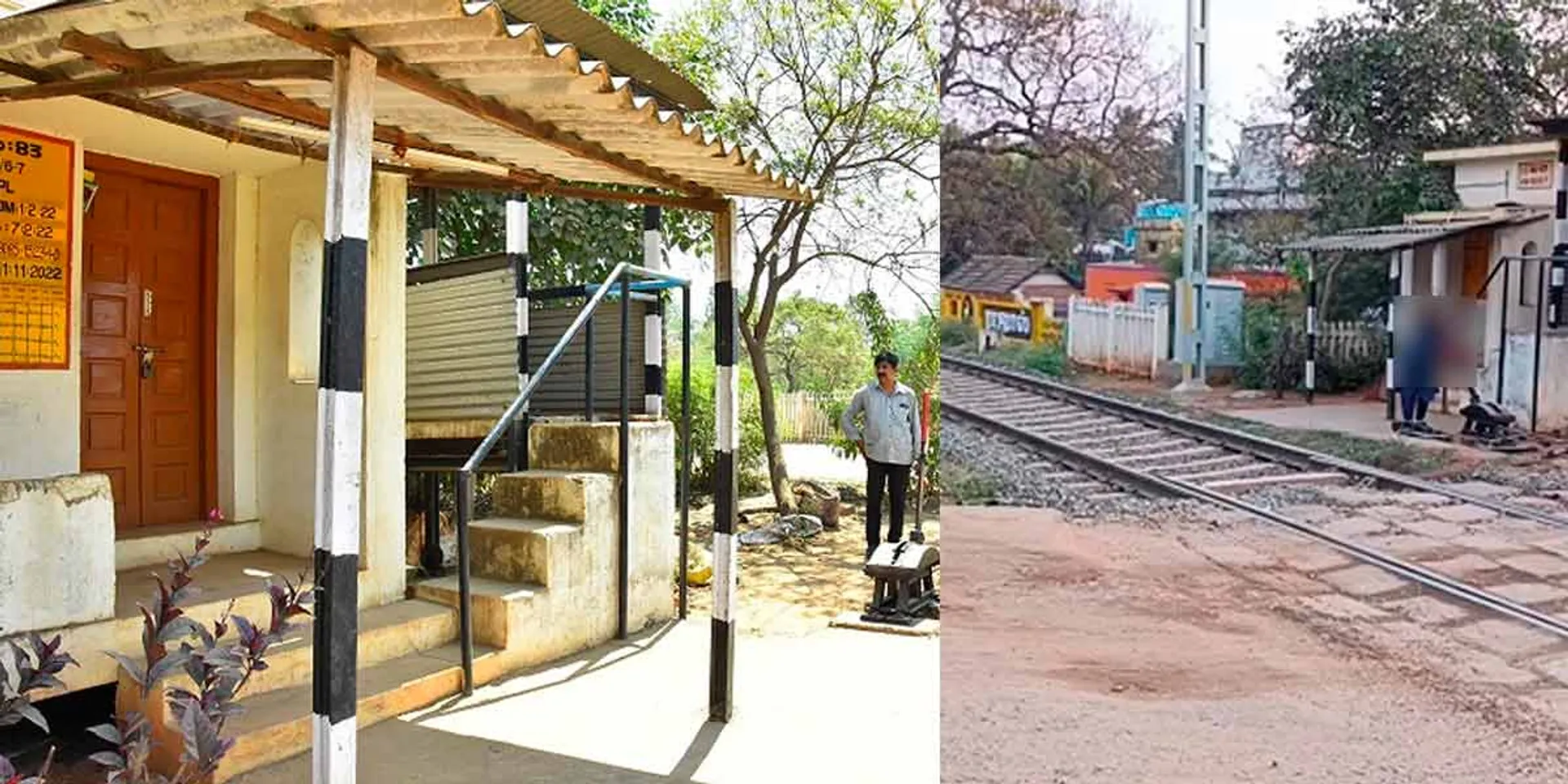  Midnight atrocity on female railway gatekeeper; Police investigation