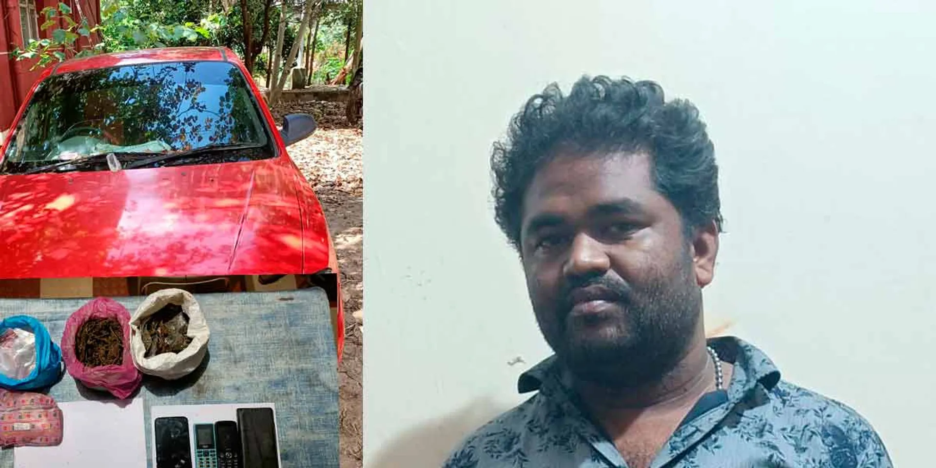 Cannabis smuggled in a car; 3 people including VAO, Home Guard soldier were arrested