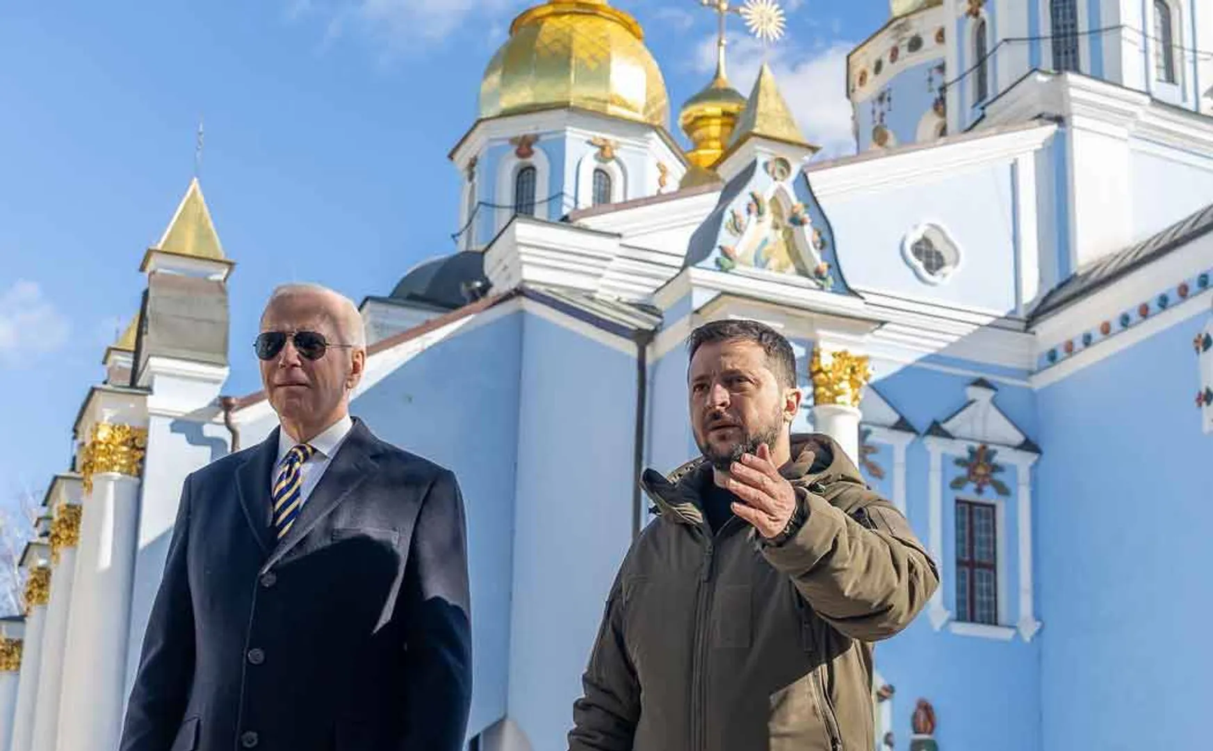 american president joe biden travelled in ukraine 