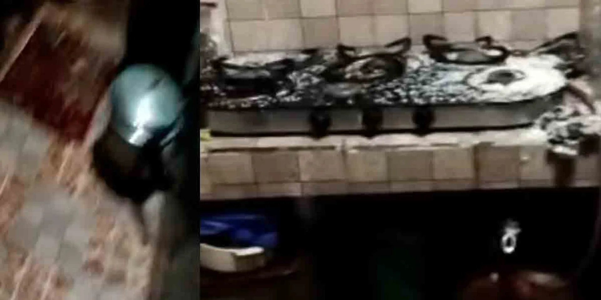 Cooker given as a gift to election explodes and woman is seriously injured