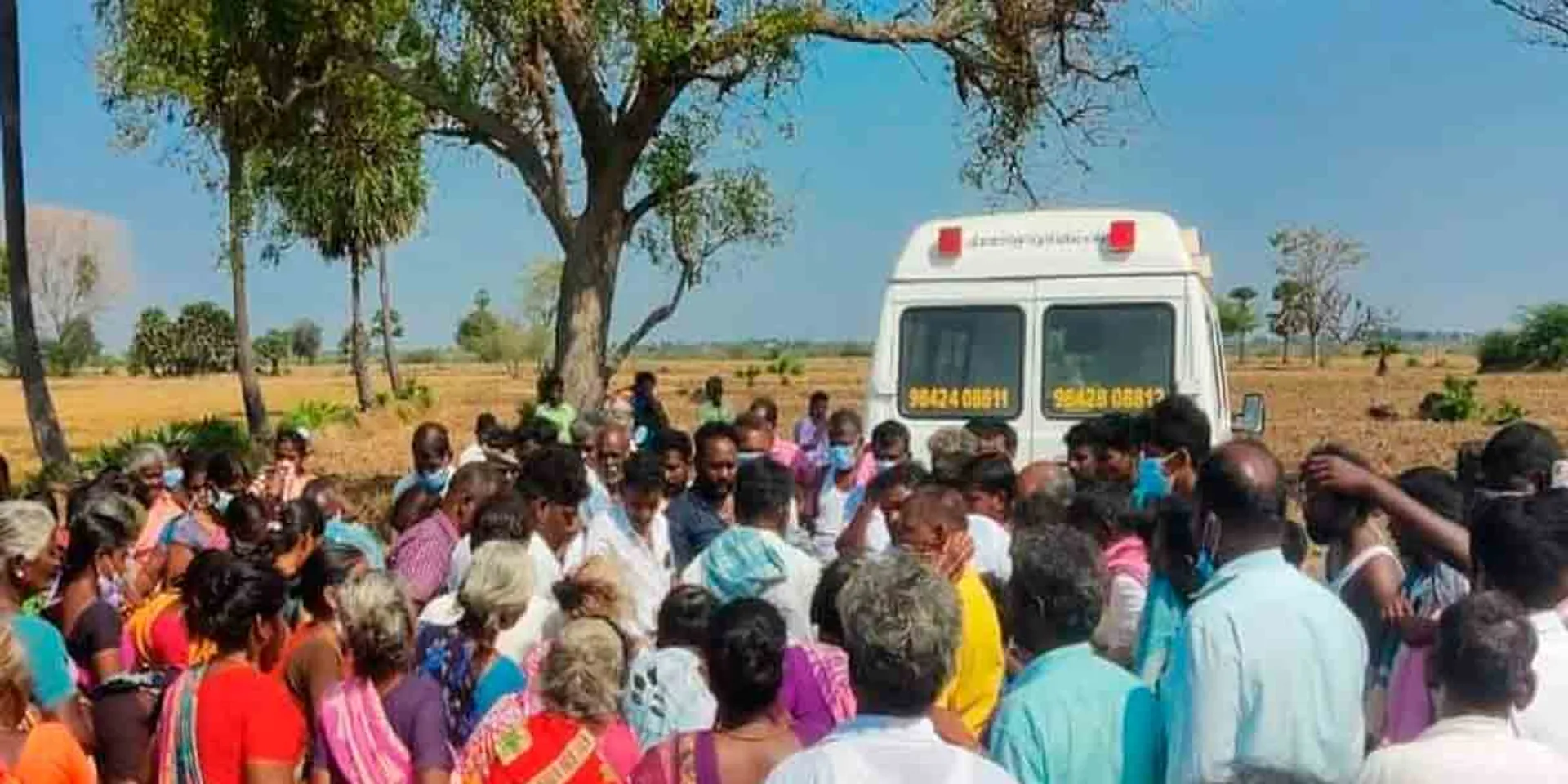 The wife cried after seeing her husband's body brought back after 55 days with the help of Tamil relatives