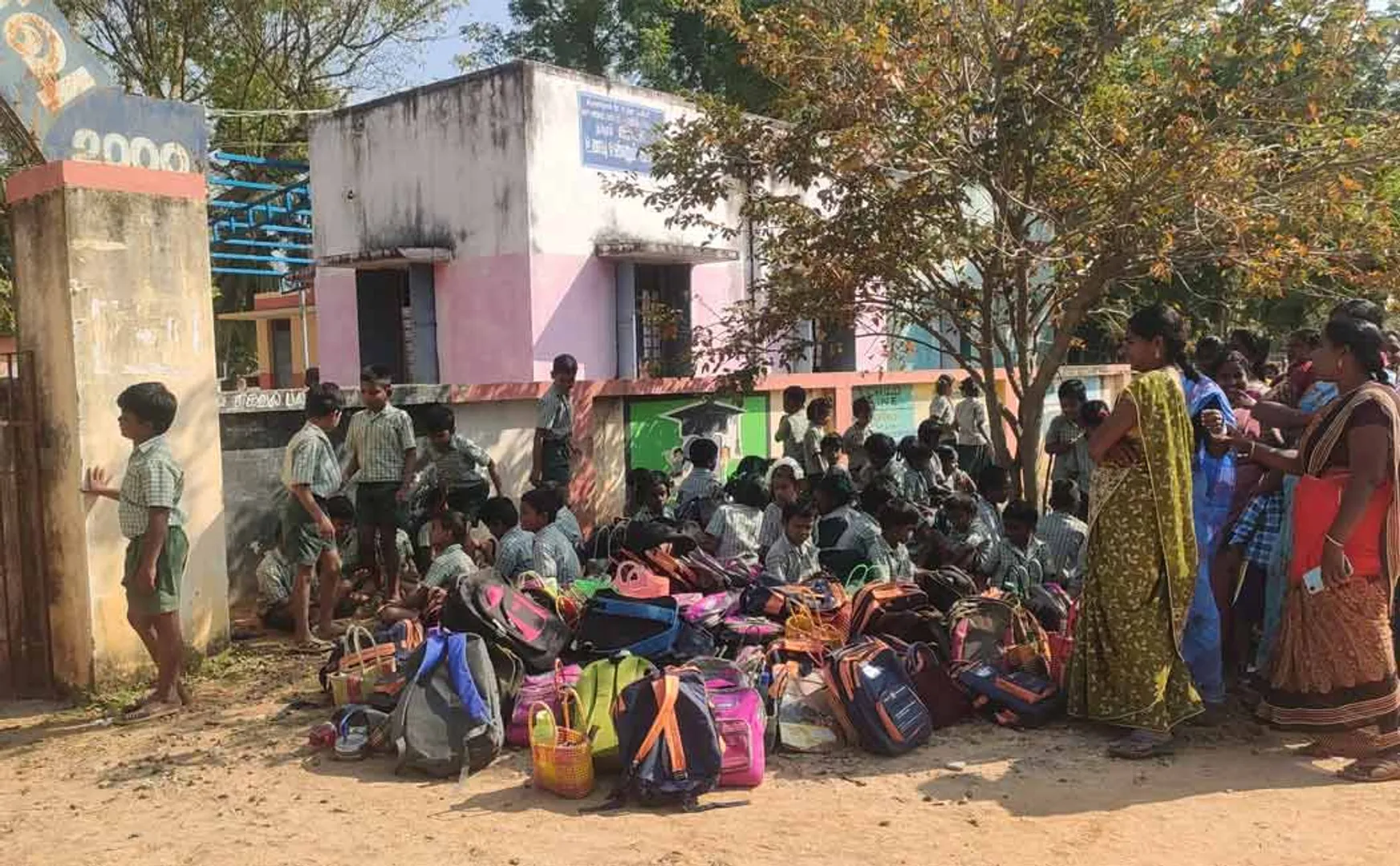 Parents struggle government school pudukkottai