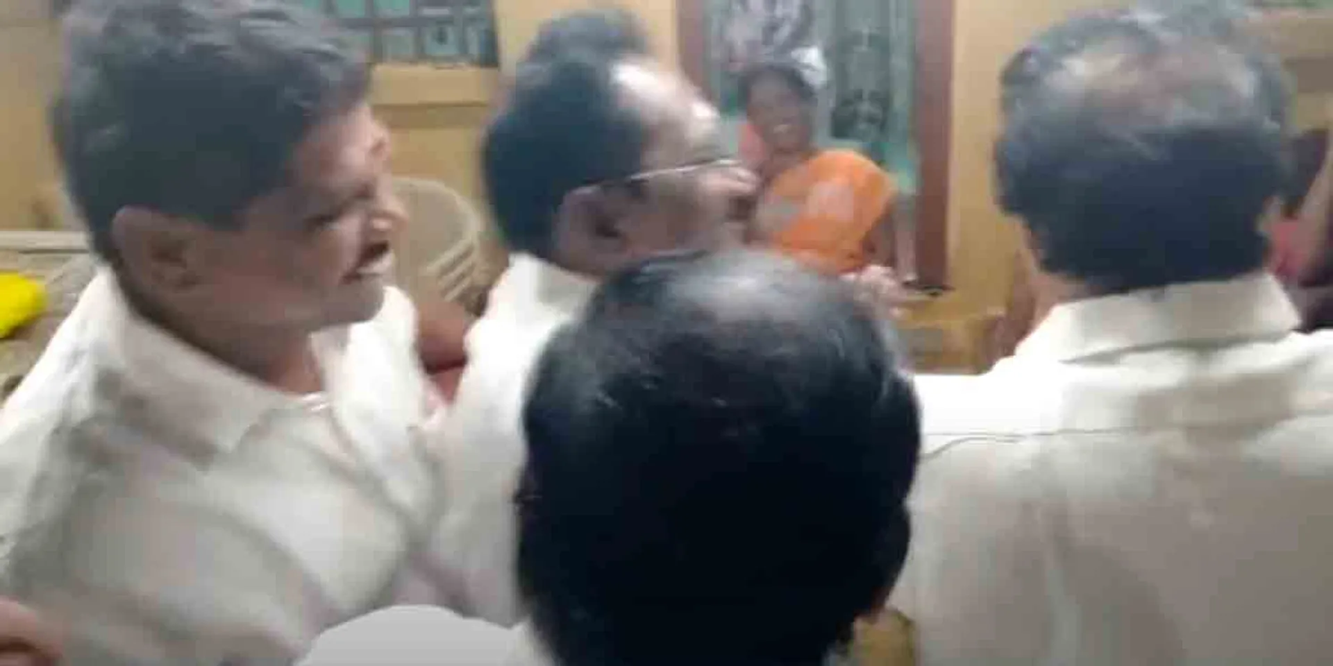 Ponmudi Selluraju who met in the same house;erode byelection