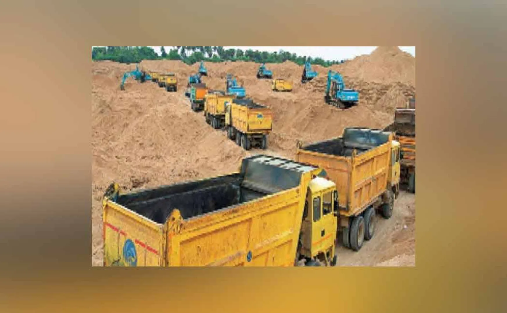 lorry owners association request to stop the m sand quarry