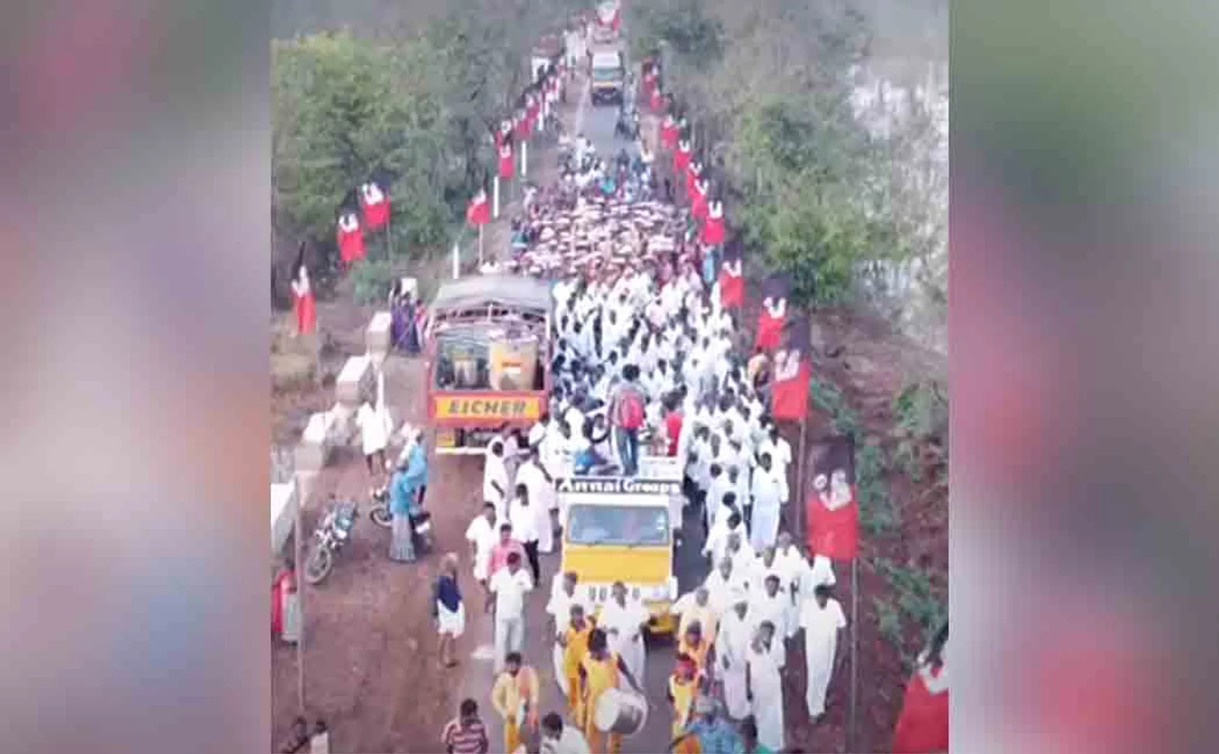 is a line of seers brought by the village itself; Brides and grooms