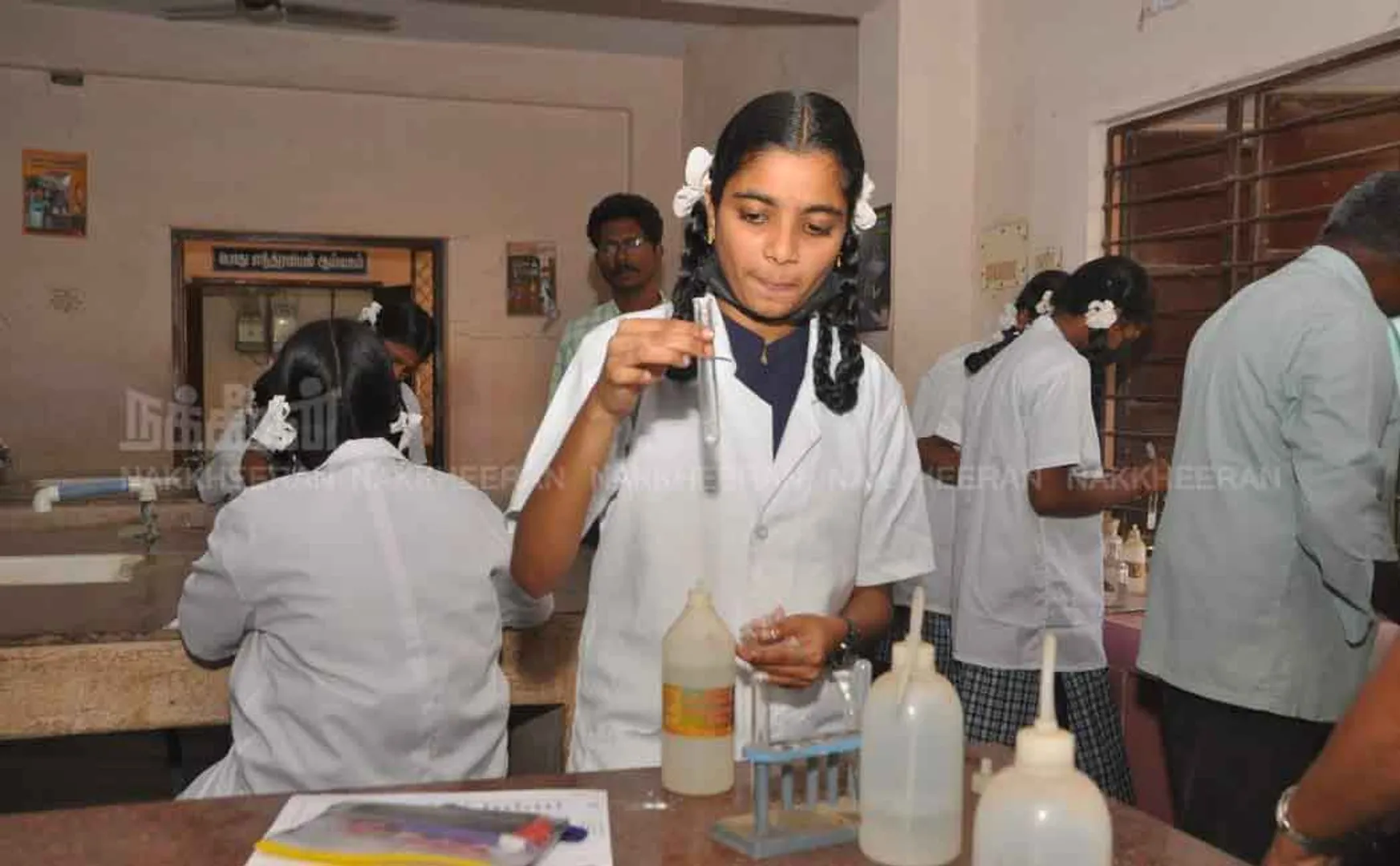 Practical exam for Plus 2 and Plus 1 students has started