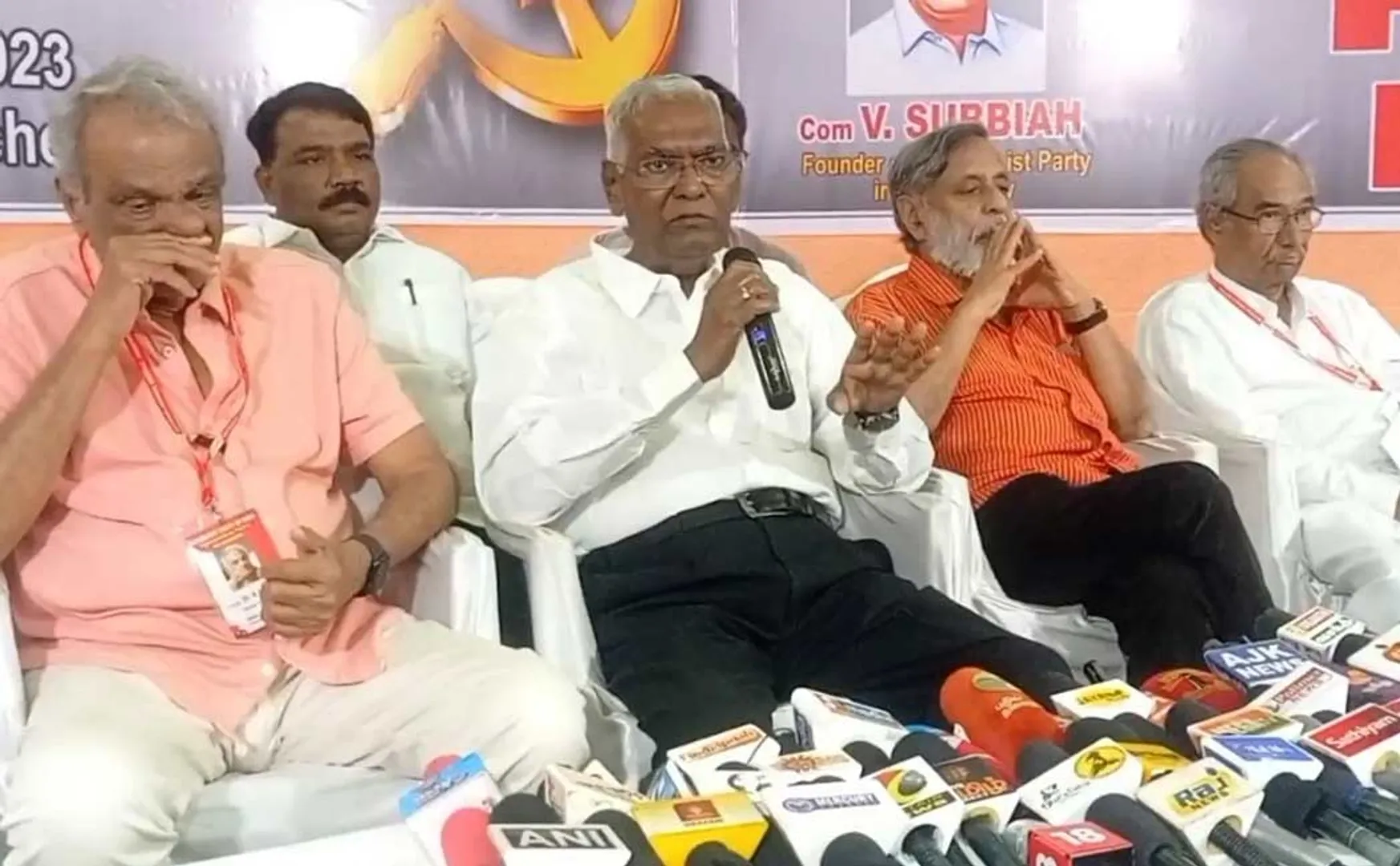 cpi t raja talk about puducherry cm rangasamy