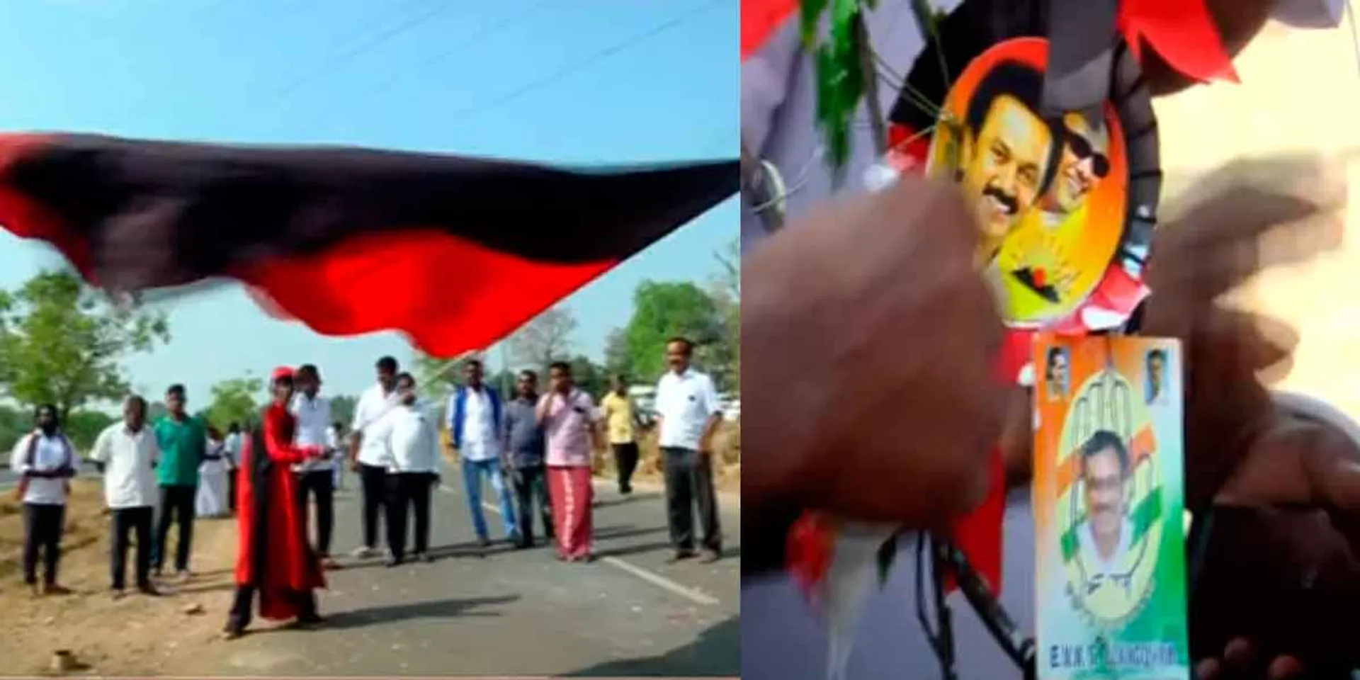 Continued lead; Volunteers pour milk for EVKS Elangovan's film