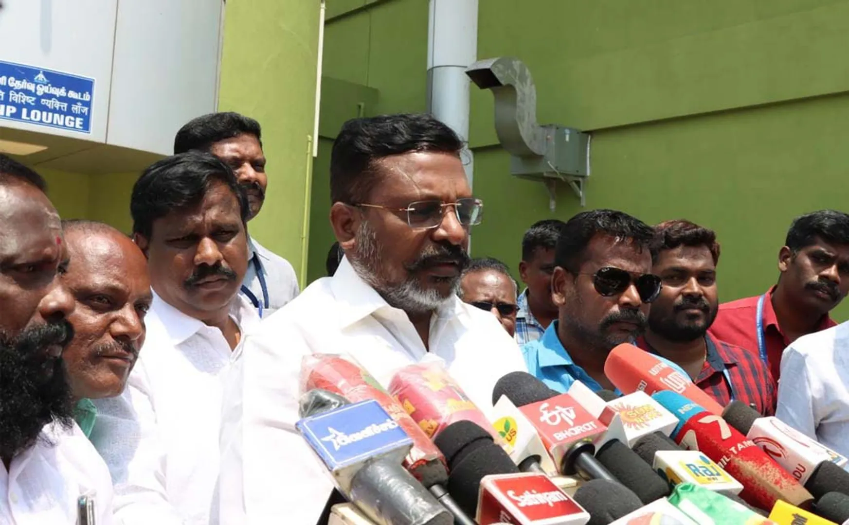 thirumavalavan talk about adani 