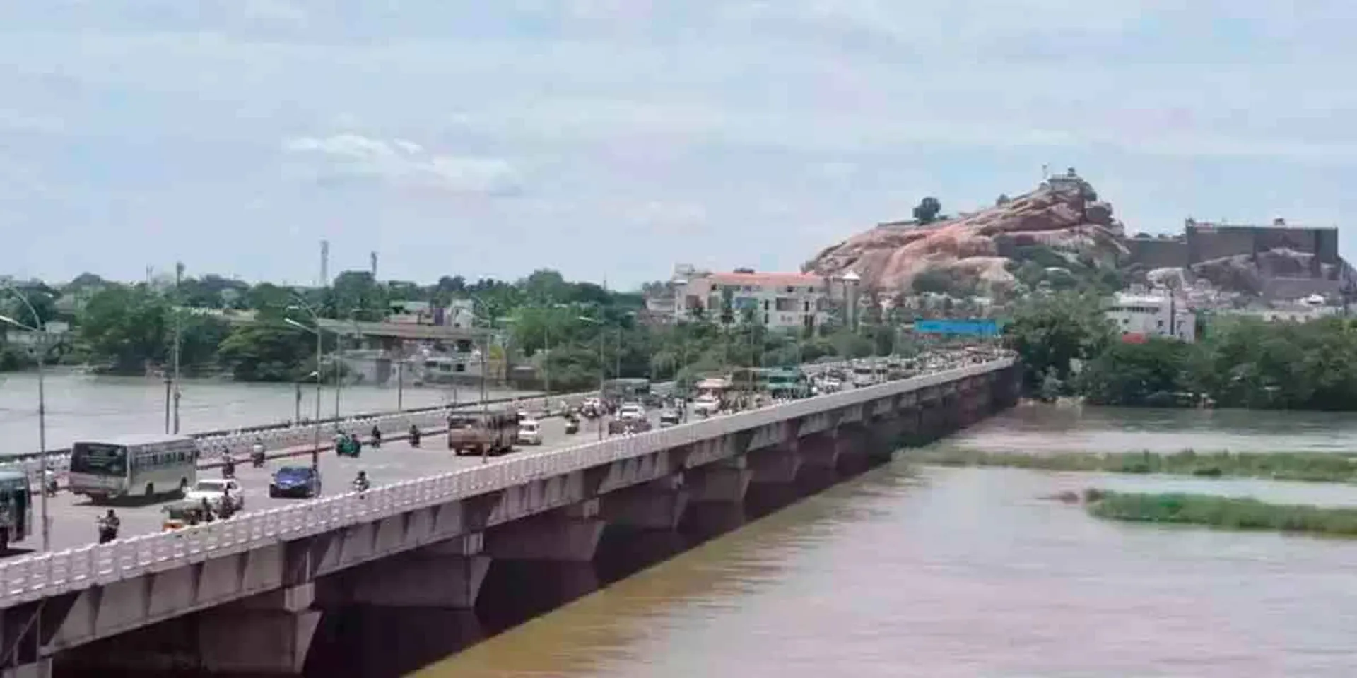  Opening of Trichy Cauvery Bridge for full traffic use