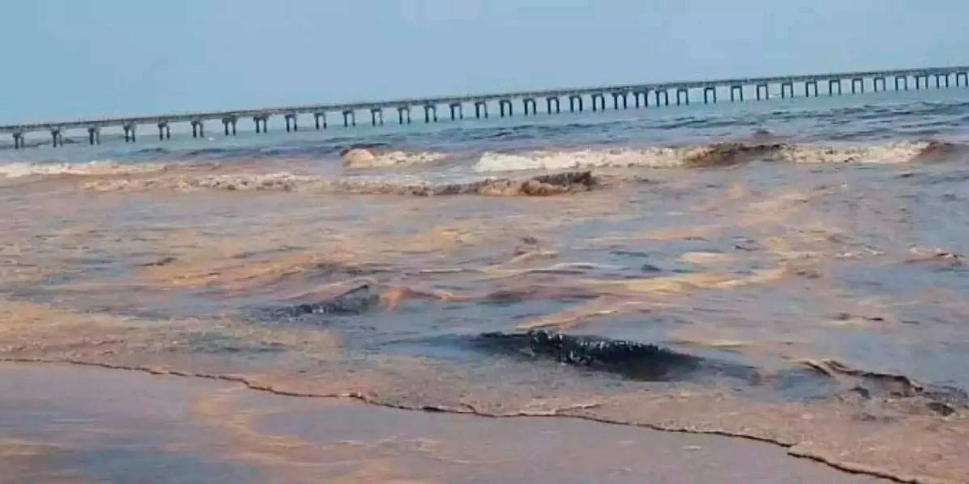 Crude oil mixed in the sea; Fishermen's Struggle continues for the third day