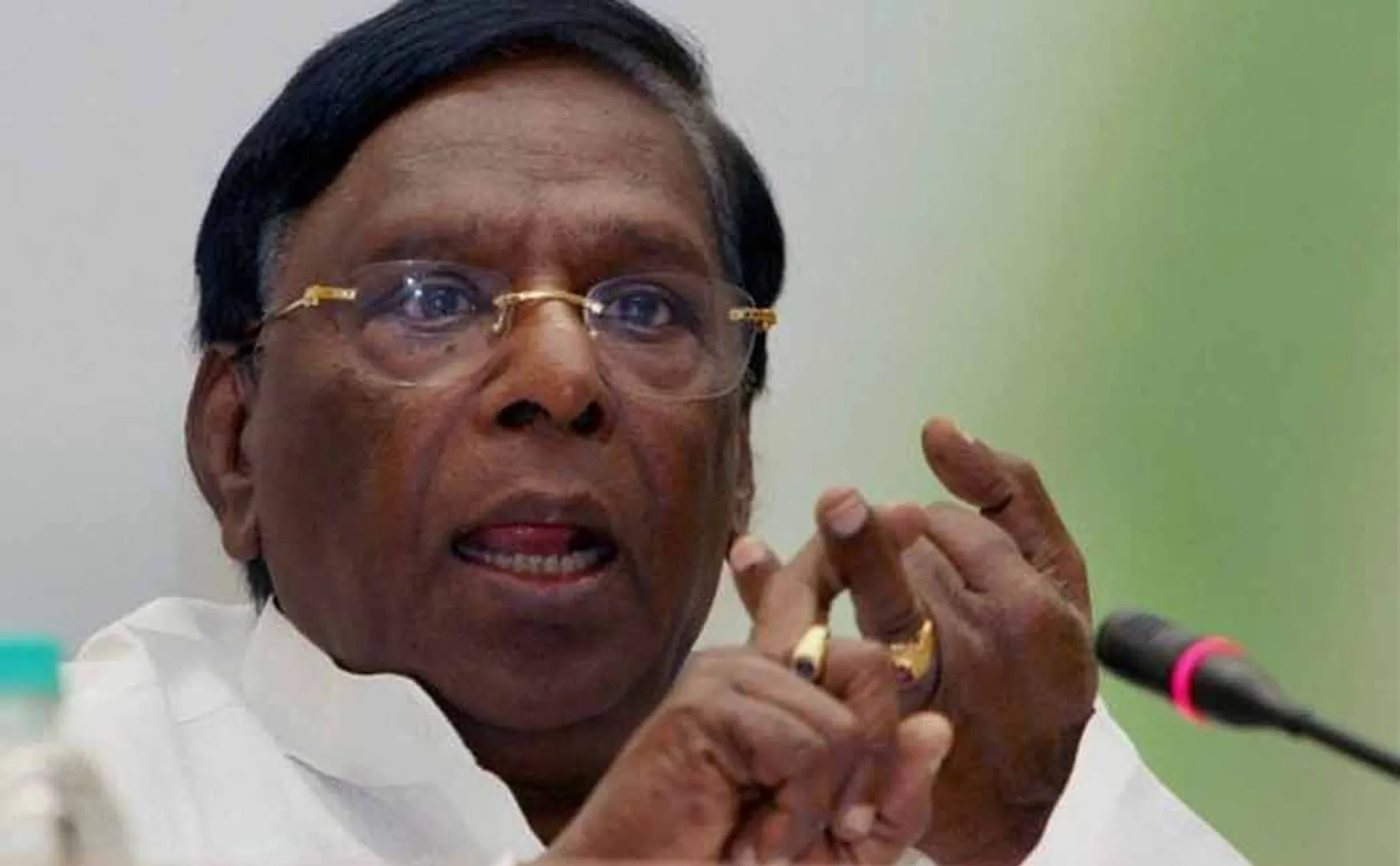 "Now it is confirmed that what BJP said is a lie" Narayanasamy
