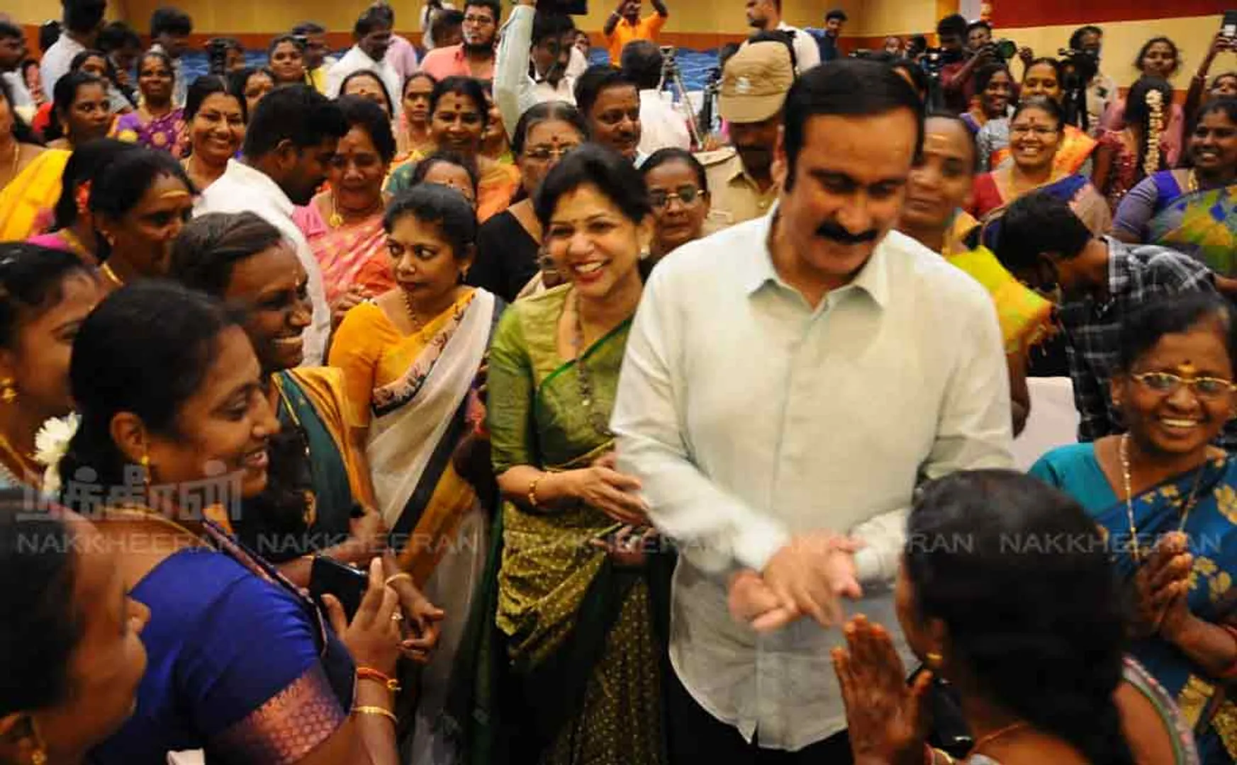 pmk party state womens union executive meeting in chennai 