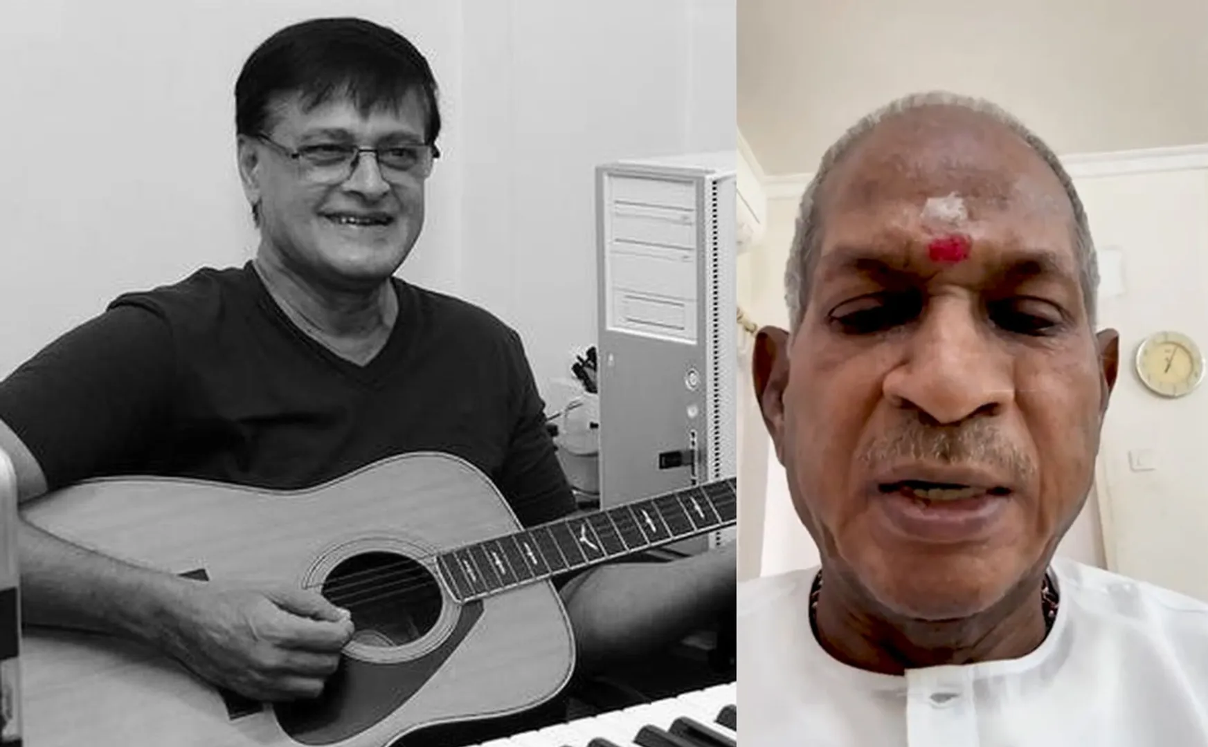 ilaiyaraaja condolence message to guitarist chandrasekar 