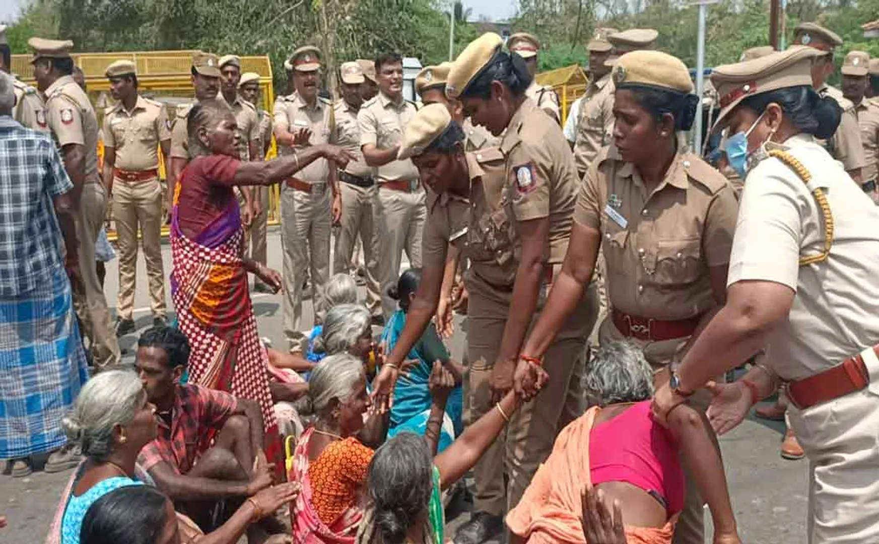 cuddalore district farmers land issue in nlc 