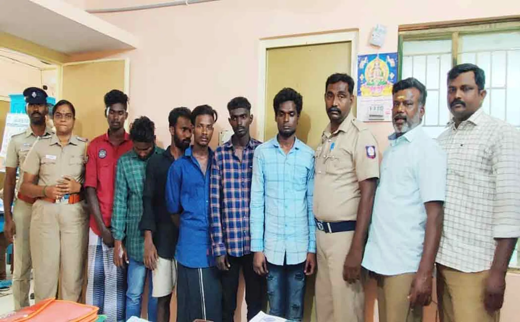 thiruvarur nannilam tasmac worker incident police action taken by immidietly