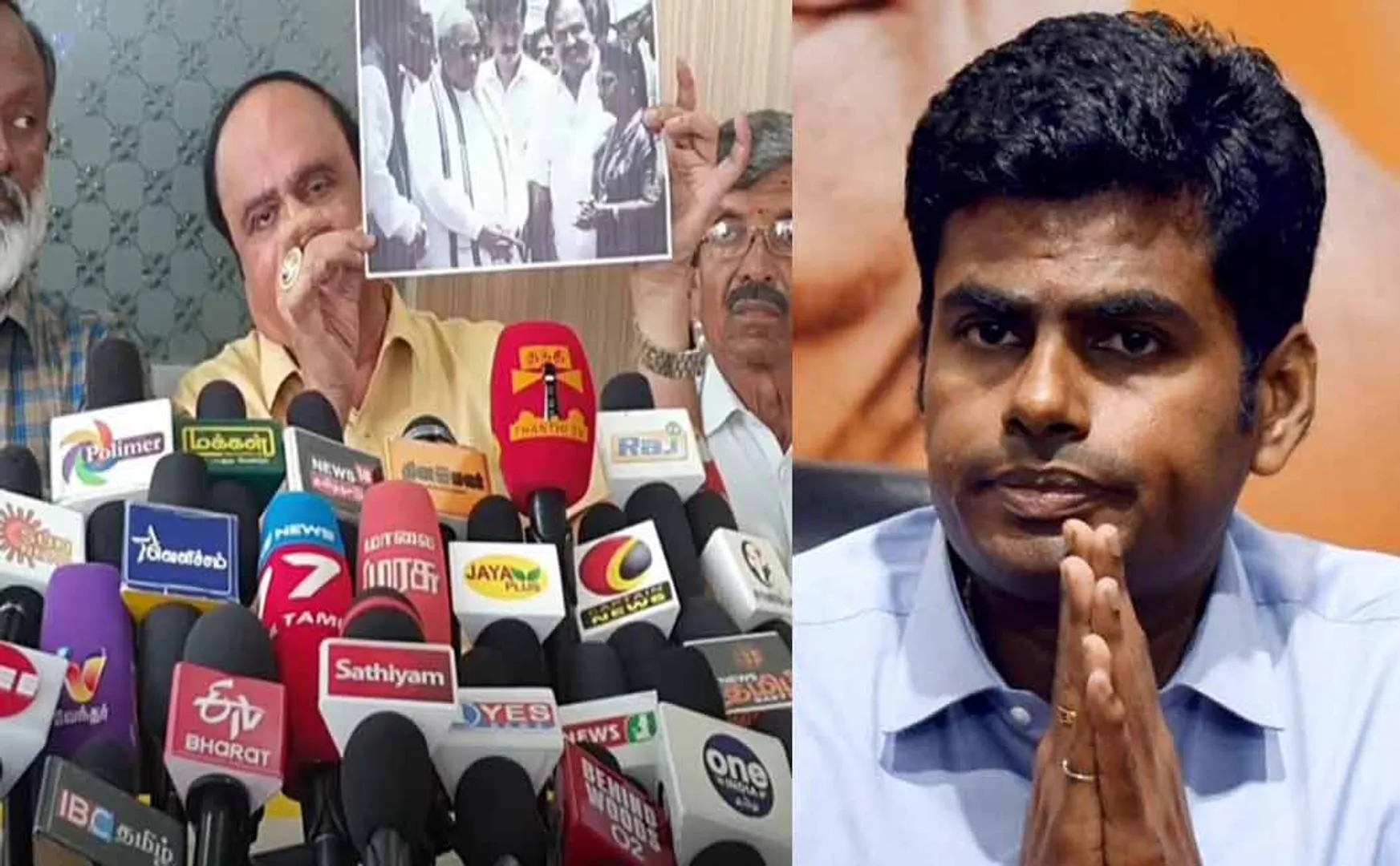 Pugazendi condemns Annamalai for talking about Jayalalithaa