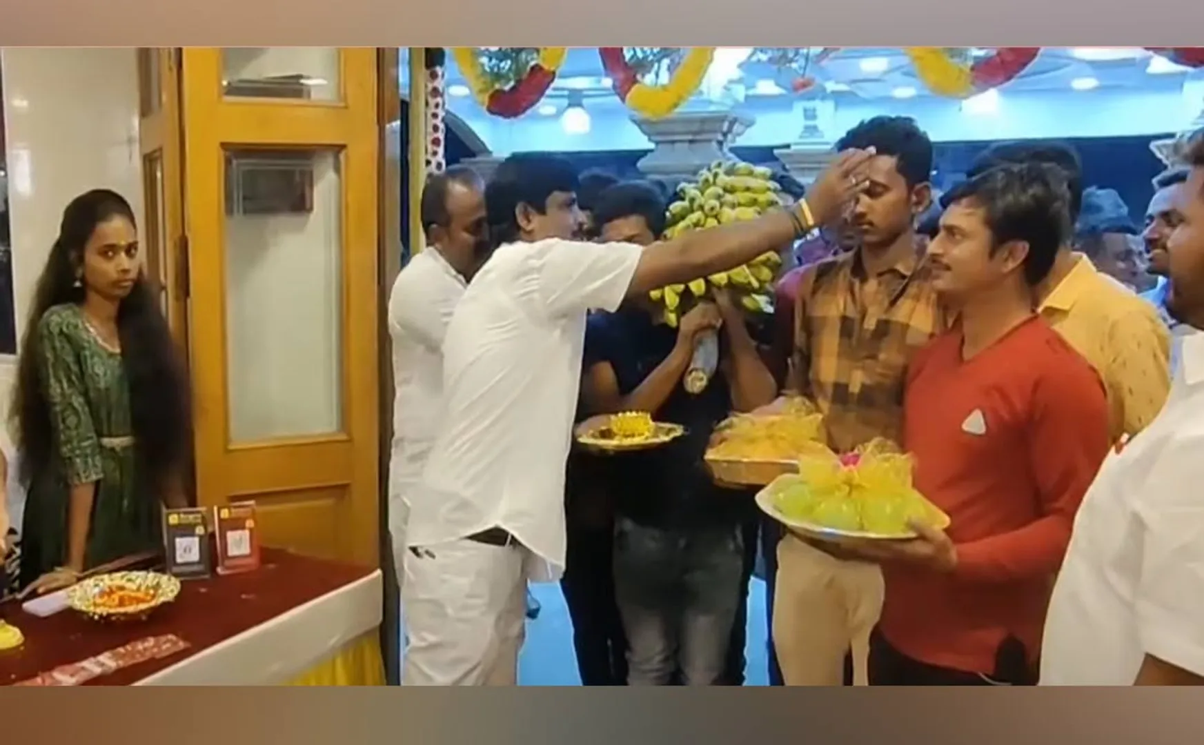 Migrant workers came for tamilnadu Construction owner House event