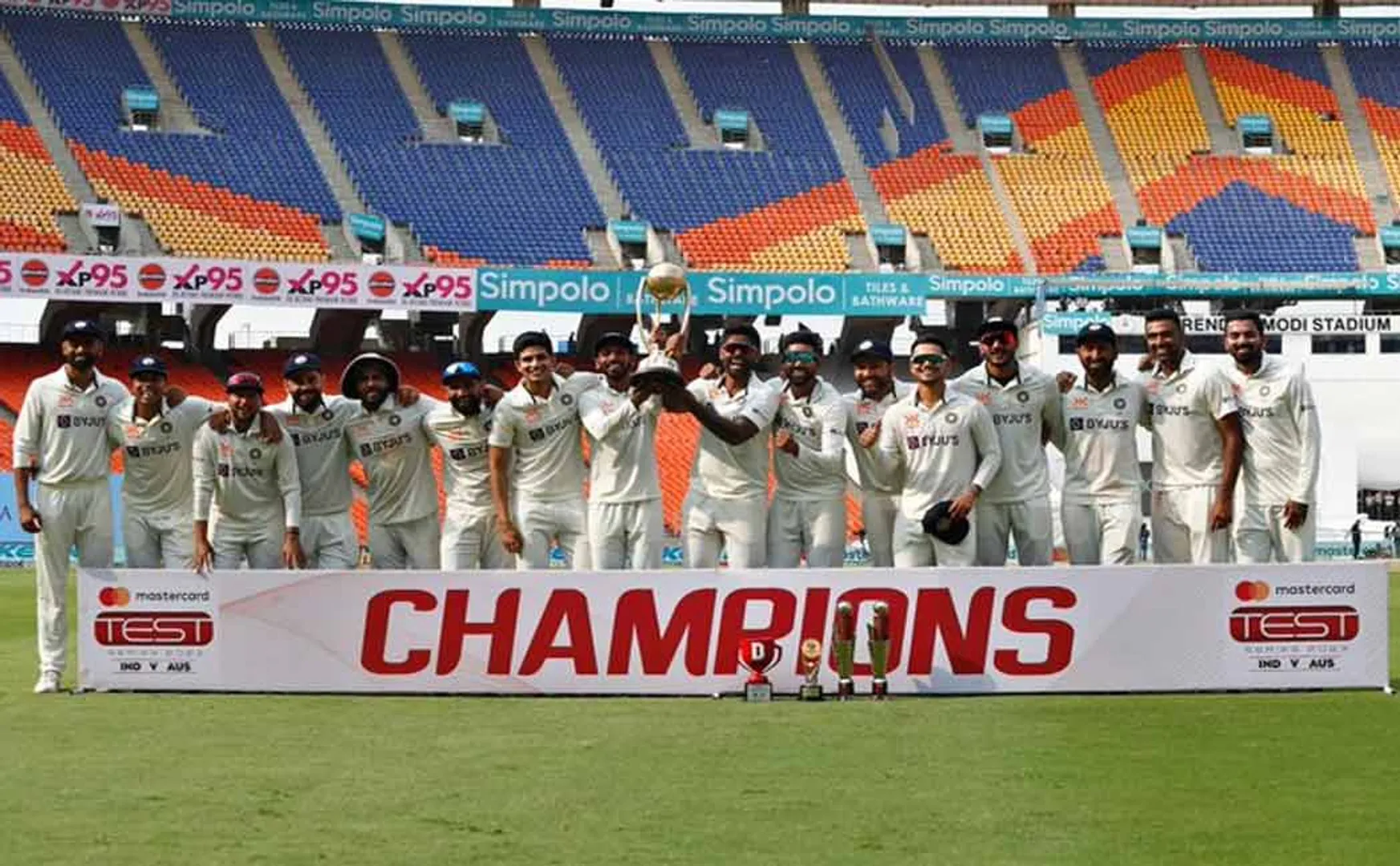 Twoplayer of series; Man of the Match kohli; India shone in Test series