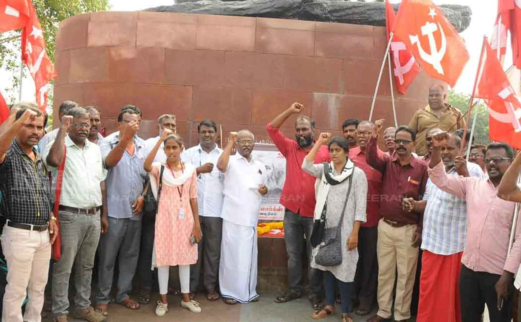 karl marx anniversary in chennai marina 