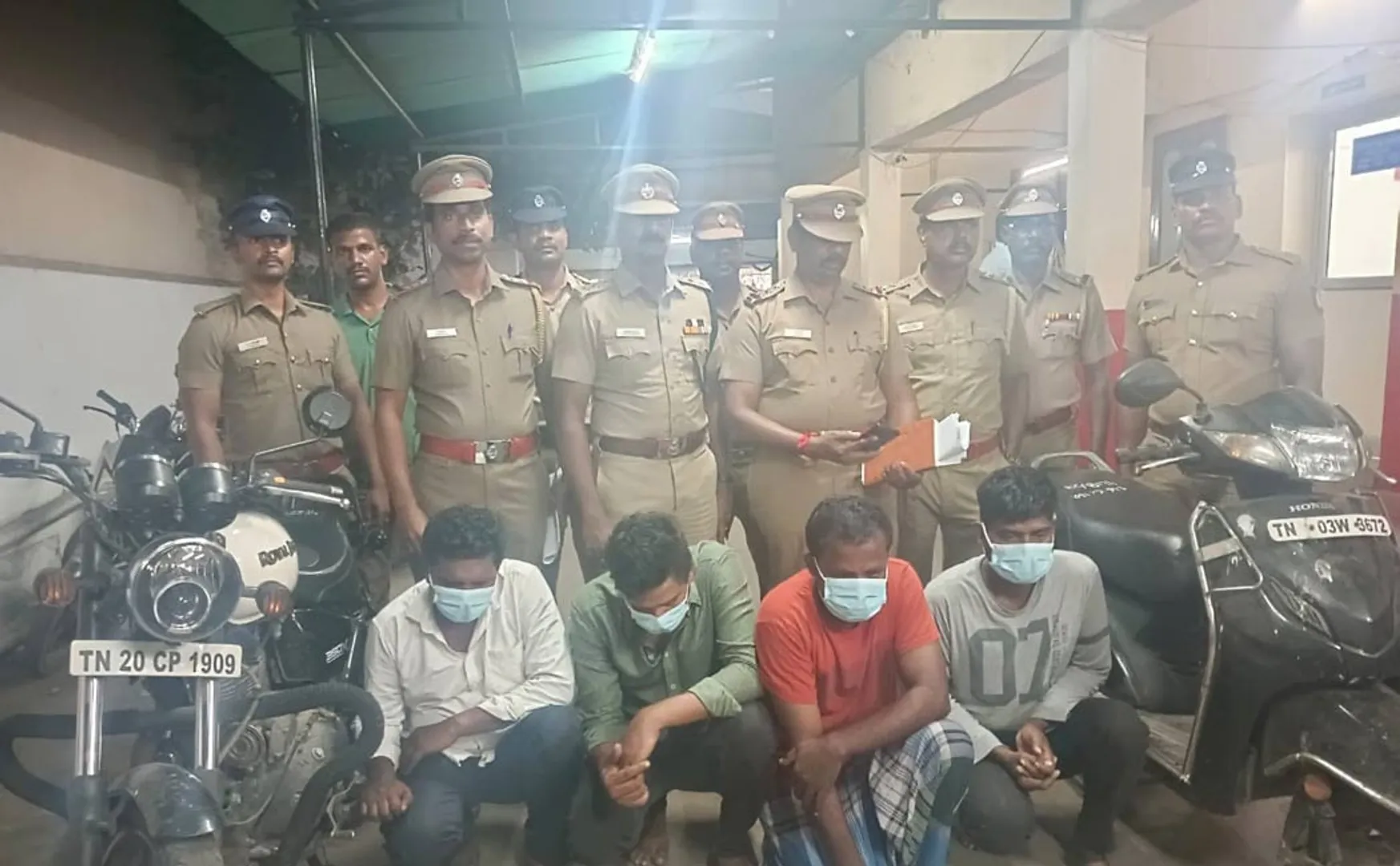 Four people arrested for Narcotics possession in Chennai
