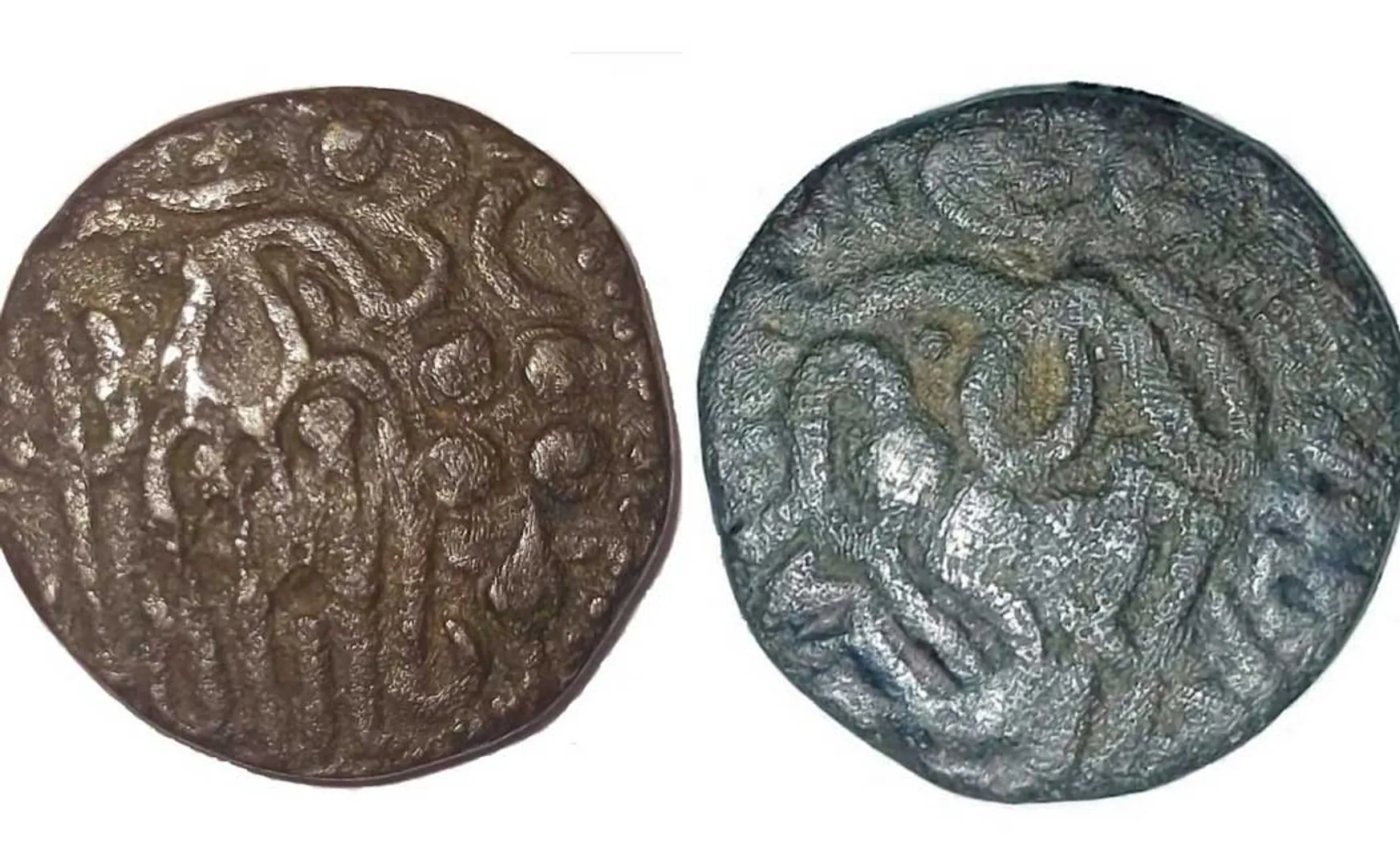 coin inscribed with the name of the first Rajaraja chola has been found