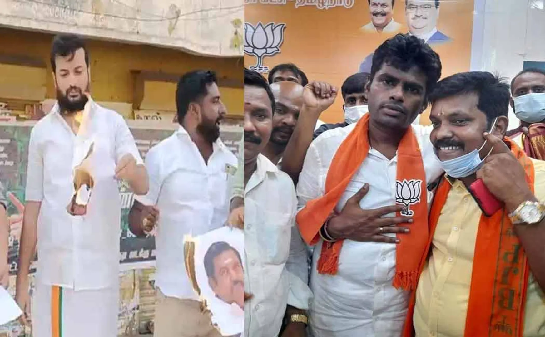 District BJP decided in favor of AIADMK; Prohibited state leadership