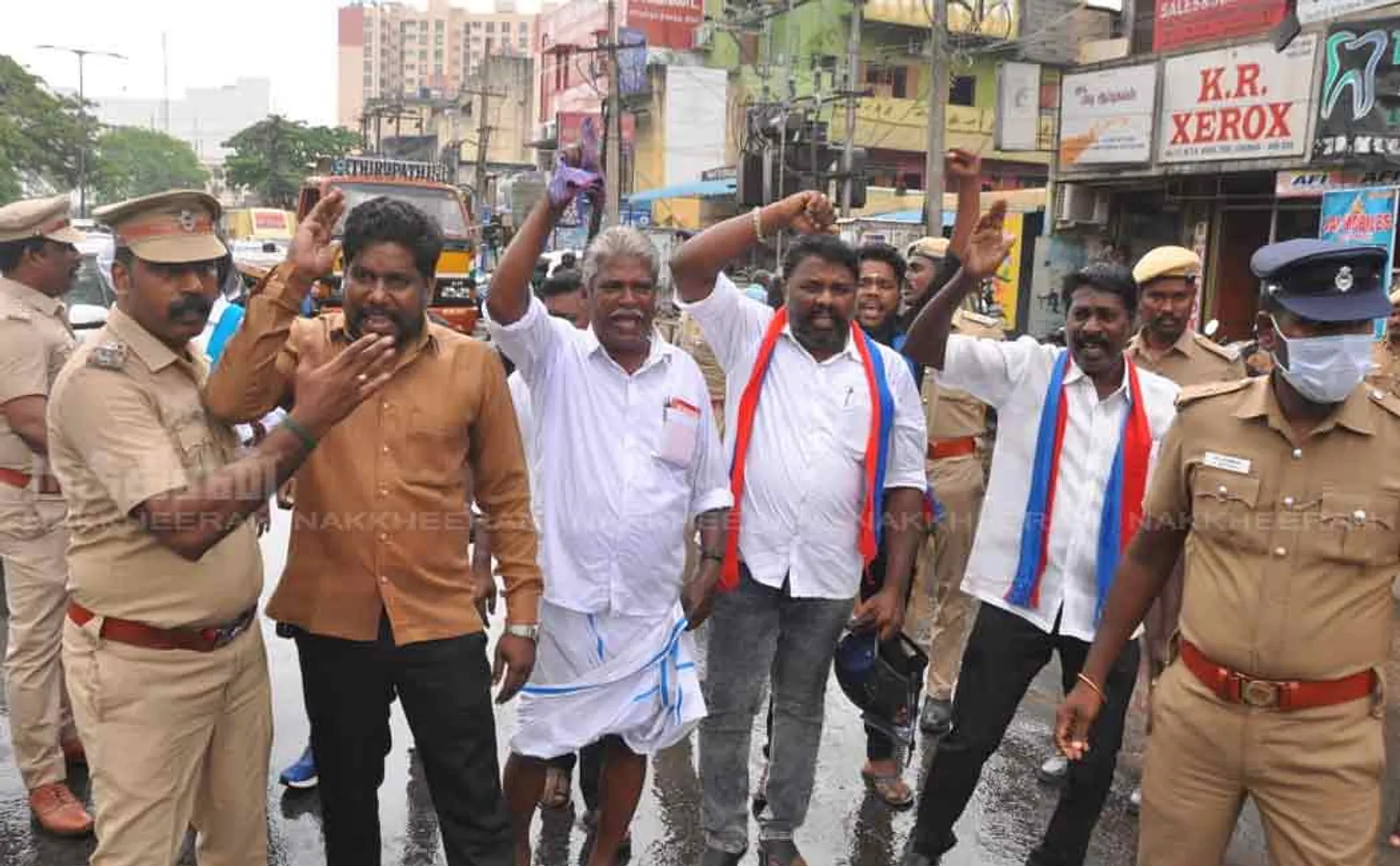 marxist communist party black flag for tamil nadu governor rn ravi 