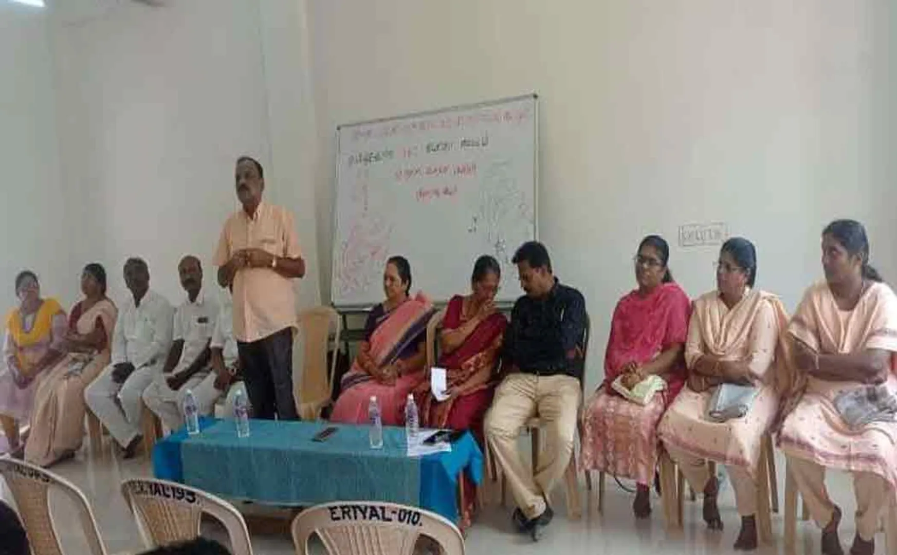  trichy evr college twelve days yoga workshop completed 