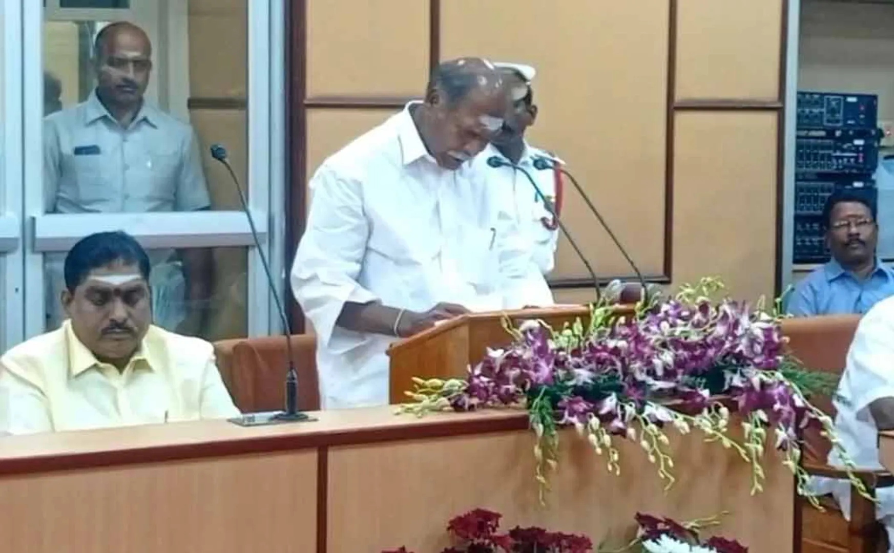Puducherry Chief Minister Rangasamy comment on Chief Secretary