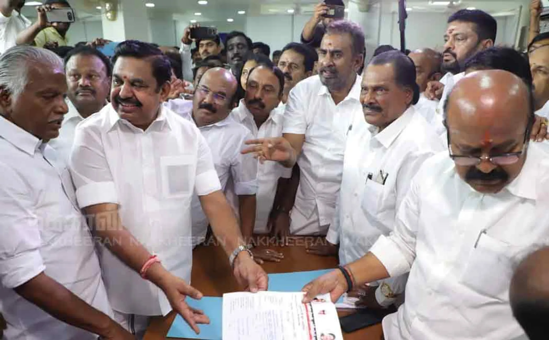 eps filed nomination for admk general secretary post 