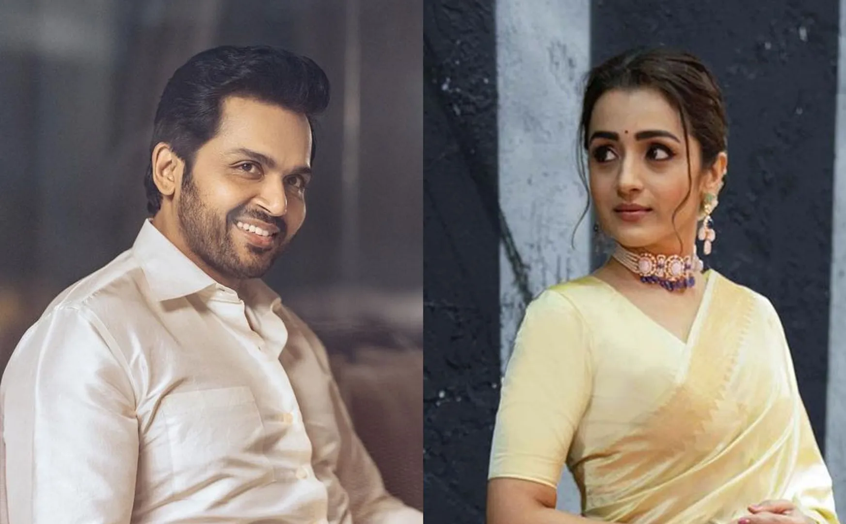 karthi trisha twitter conversation about ponniyin selvan 2