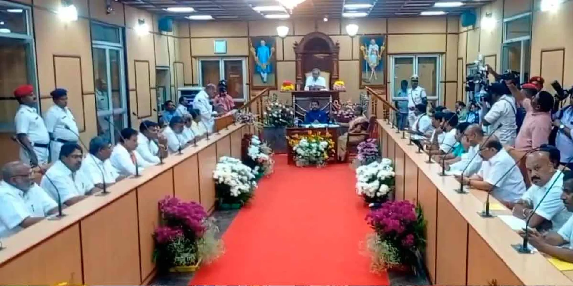 Government policy decision to privatize power sector- DMK, Congress MLAs walk out in Puduvai