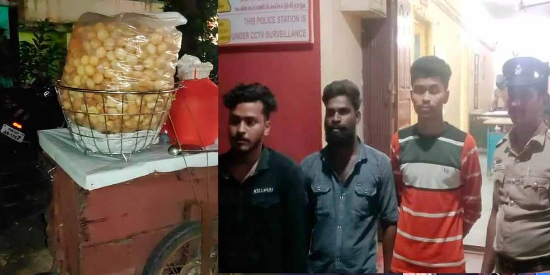  Selling ganja in pani puri stalll; 6 people arrested