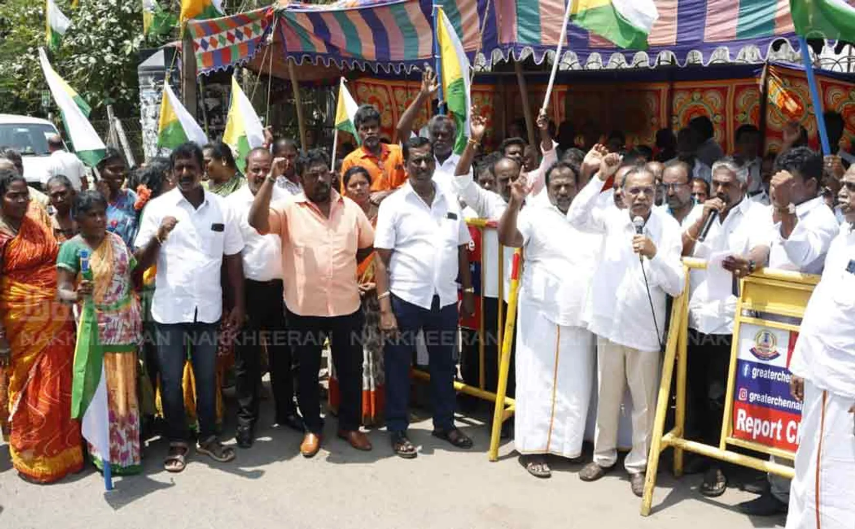 tamiladu trade union issue for temple shop rent hike issue