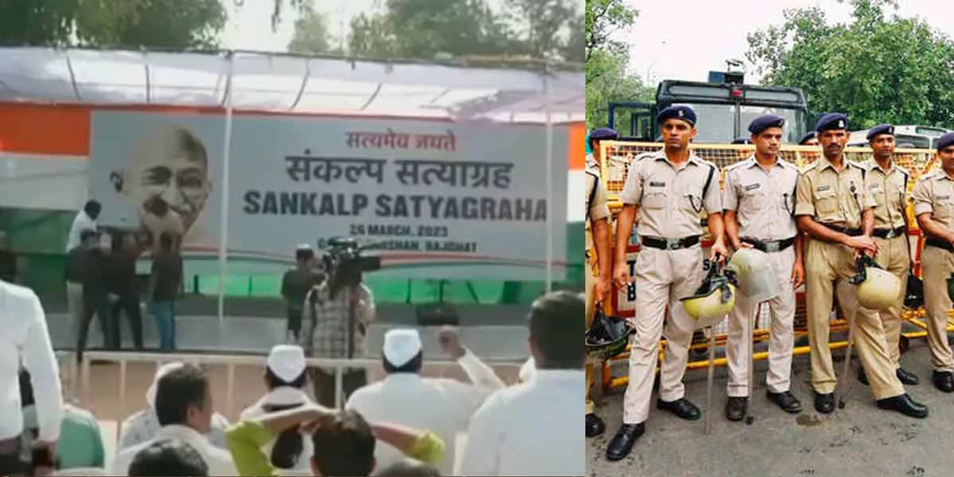  Congress's 'Shangalp Satyagraha'-144 ban in Rajgat