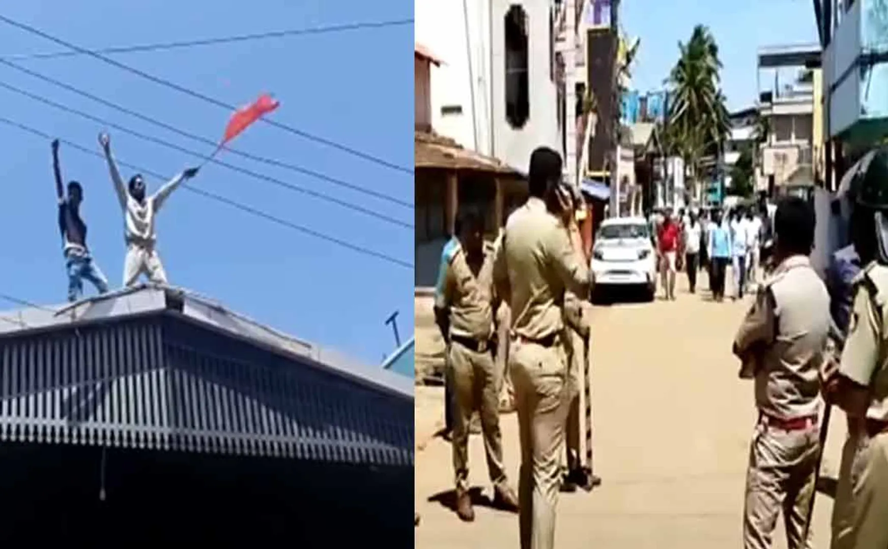 Stone pelting on former chief minister's house; Sensation in Karnataka