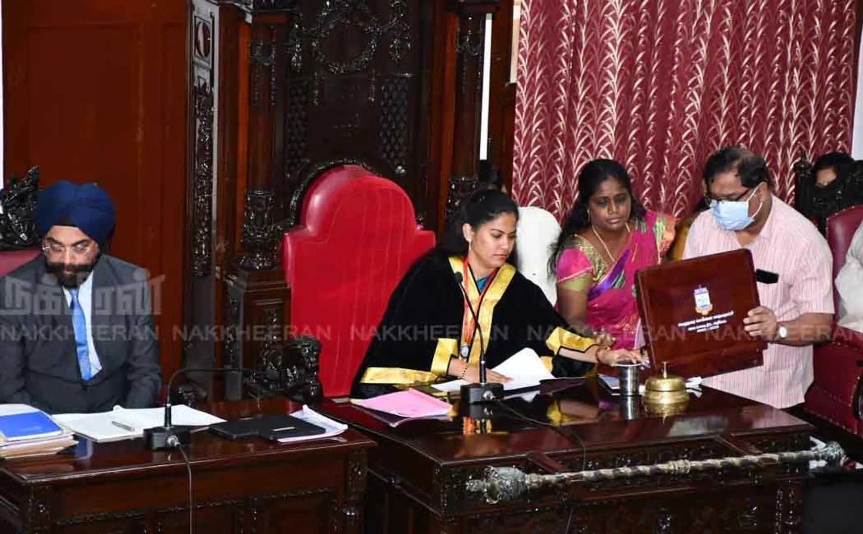 greater chennai corporation budget submitted by mayor priya rajan 