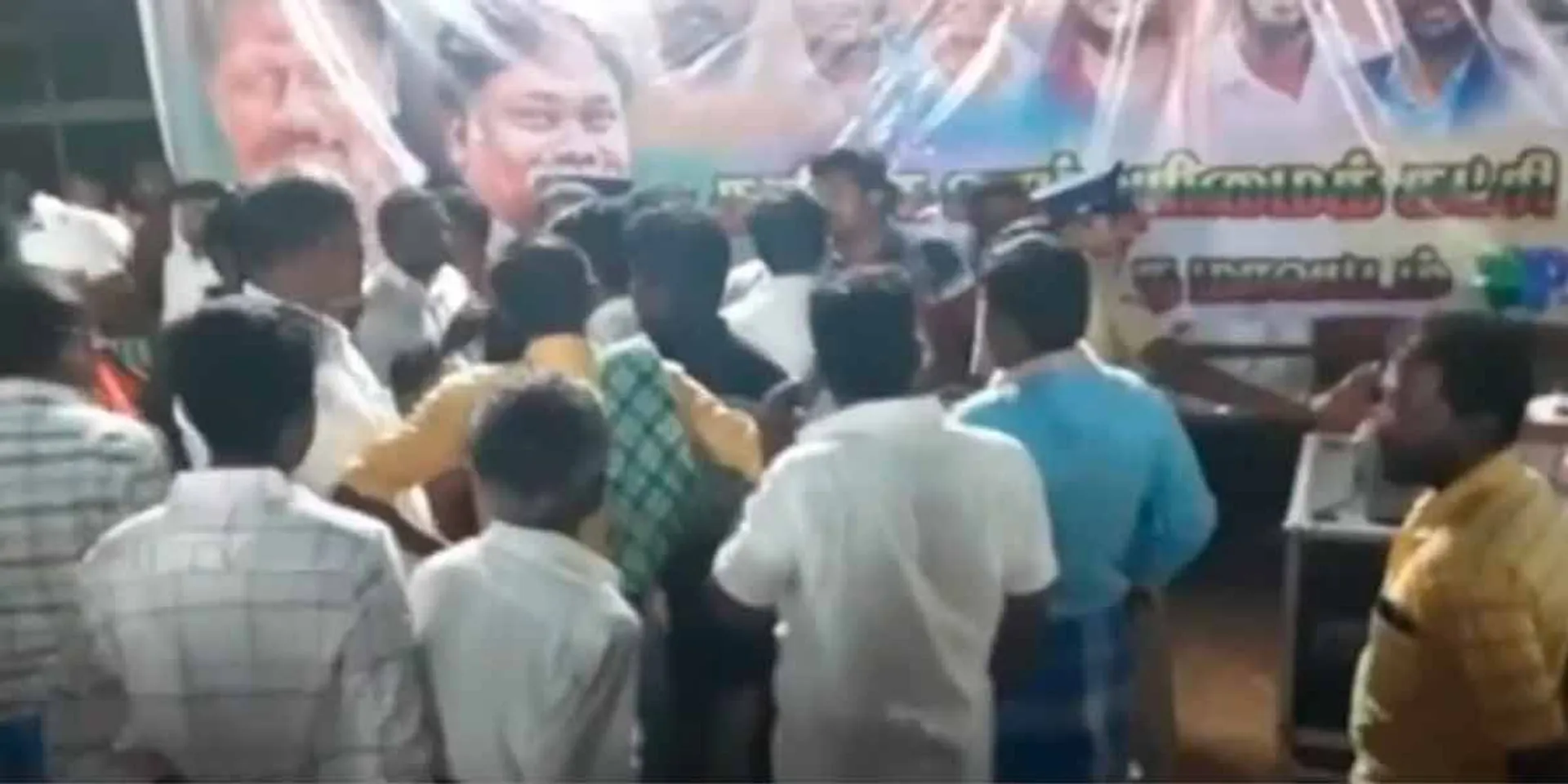 Tvk Pmkclash in Kolathur