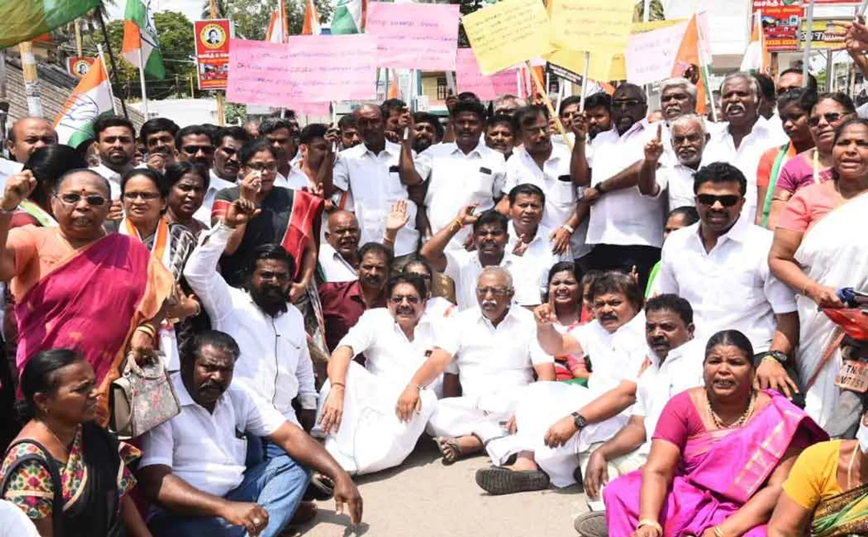 Disqualification of Rahul Gandhi; Congress Condemn in Trichy