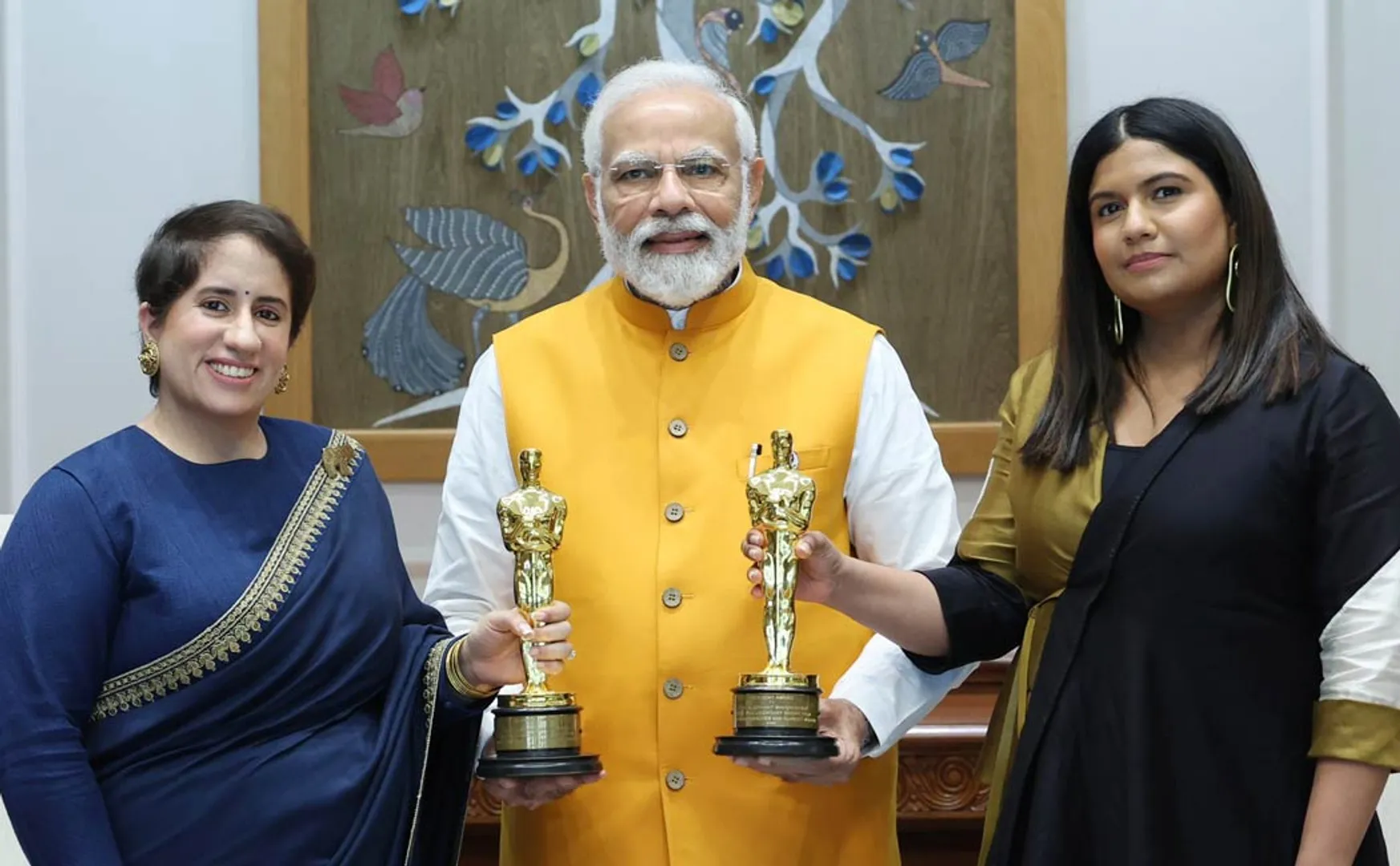The Elephant Whisperers team meets pm modi 