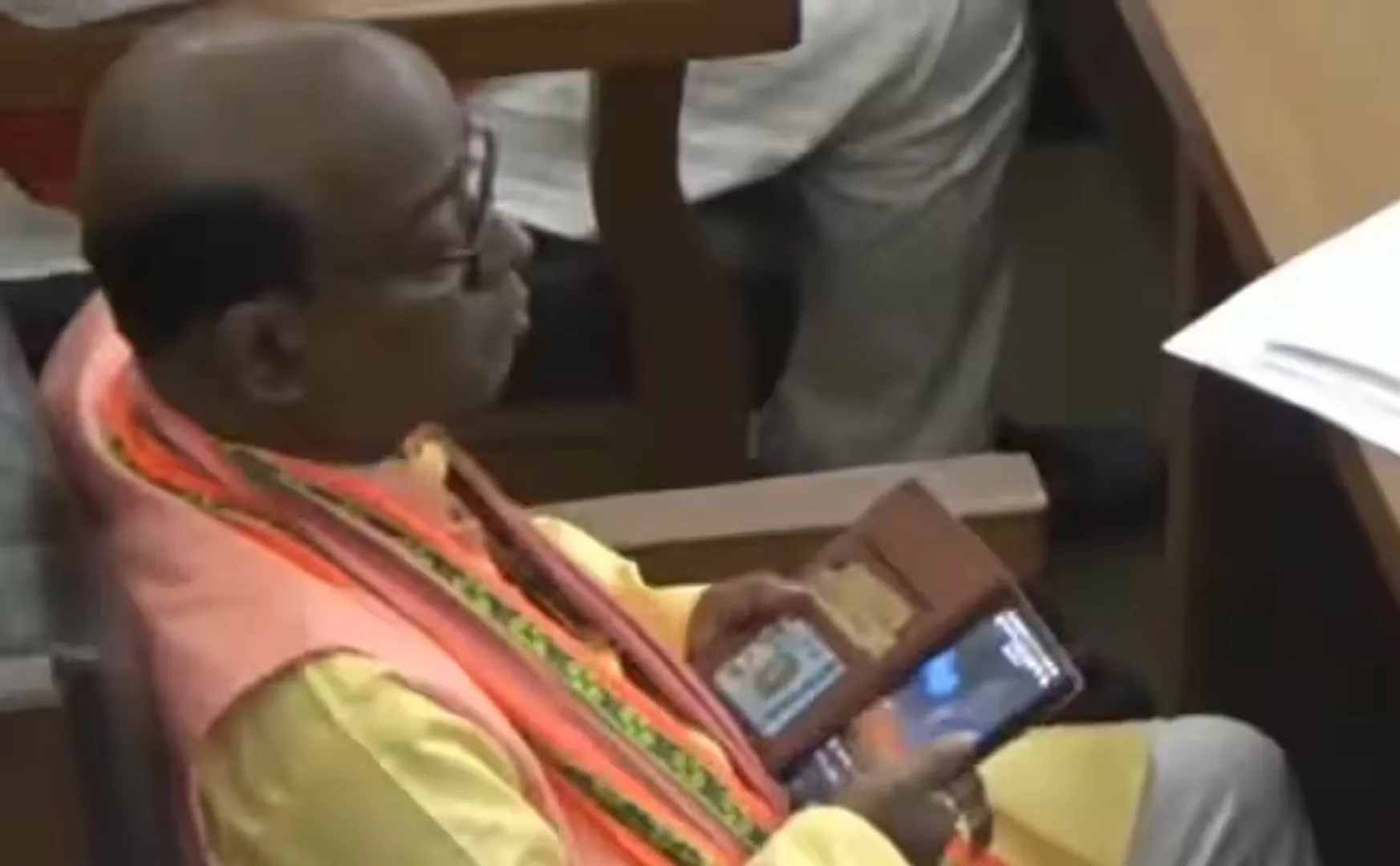 prakash raj about BJP MLA Jadab Lal Nath watching obscene reels in  Tripura assembly session 
