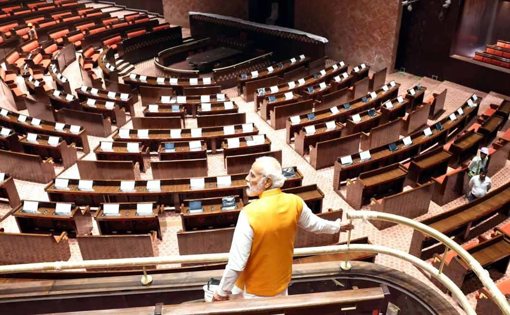 Prime Minister's surprise visit to the new Parliament