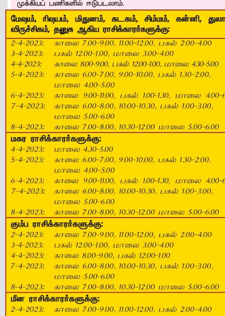 /idhalgal/balajothidam/auspicious-day-and-time-week-2-4-2023-8-4-2023