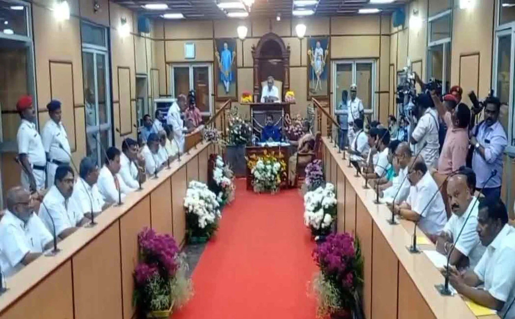 pondicherry cm rangasamy talks about statehood resolution related